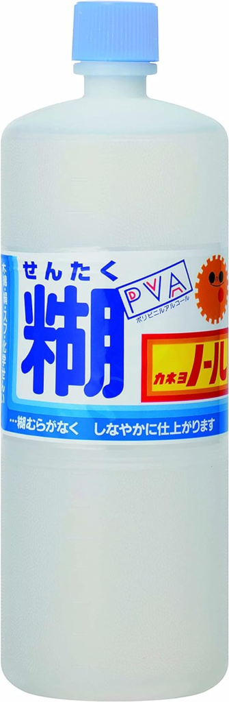 割れにくい大きいシャボン玉液の簡単な作り方、材料の洗濯のりの紹介